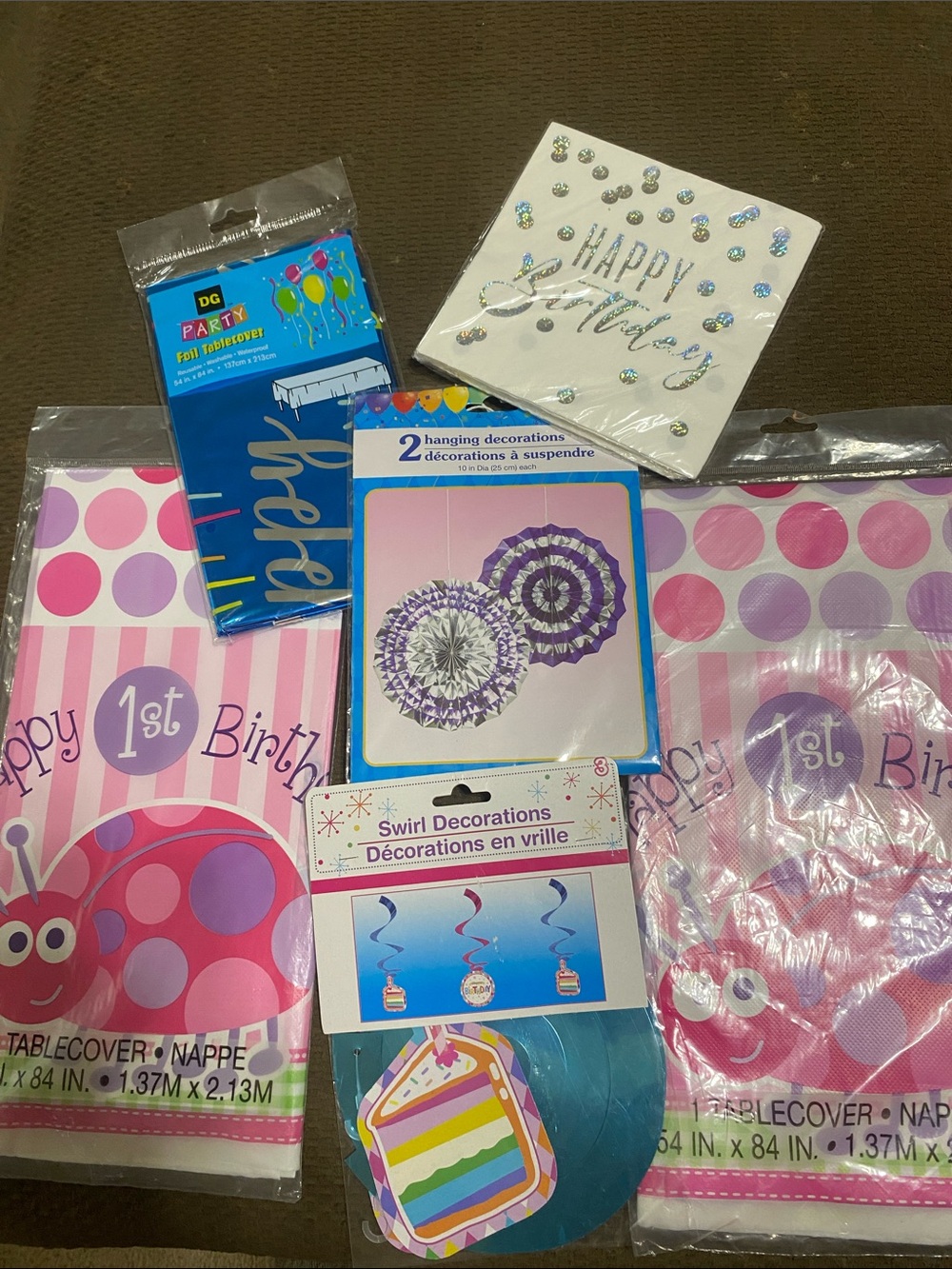 Birthday Party Decorations mismatched Birthday Bundle